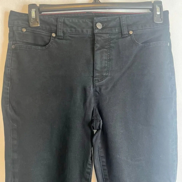Talbot's Heritage Basic Black Jeans Slim Ankle Women's Size 10/30 - Picture 3 of 8